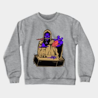 halloween 2022 -scary bleu monster Crewneck Sweatshirt